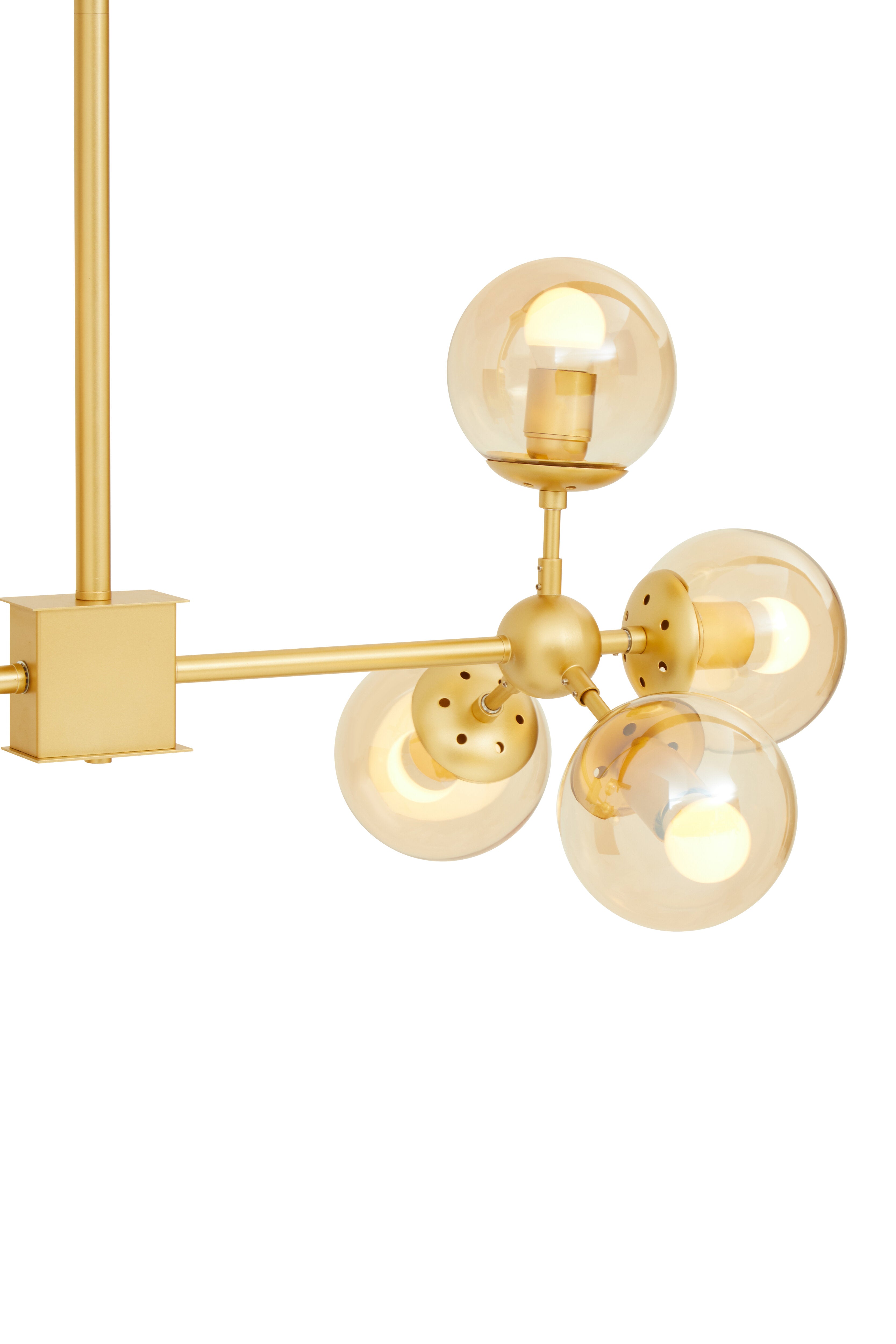 Abira Gold 8 Arm Pendant Light